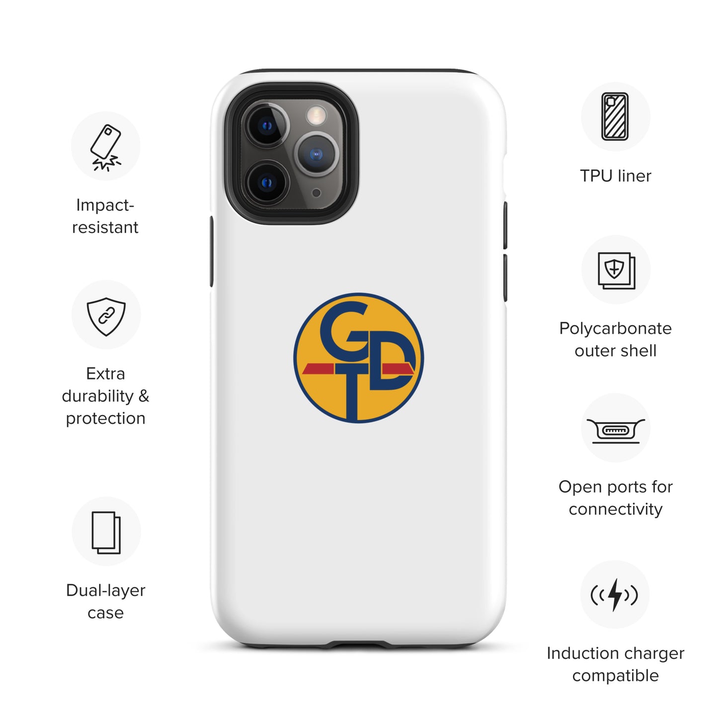 GDT Logo Tough Case for iPhone®