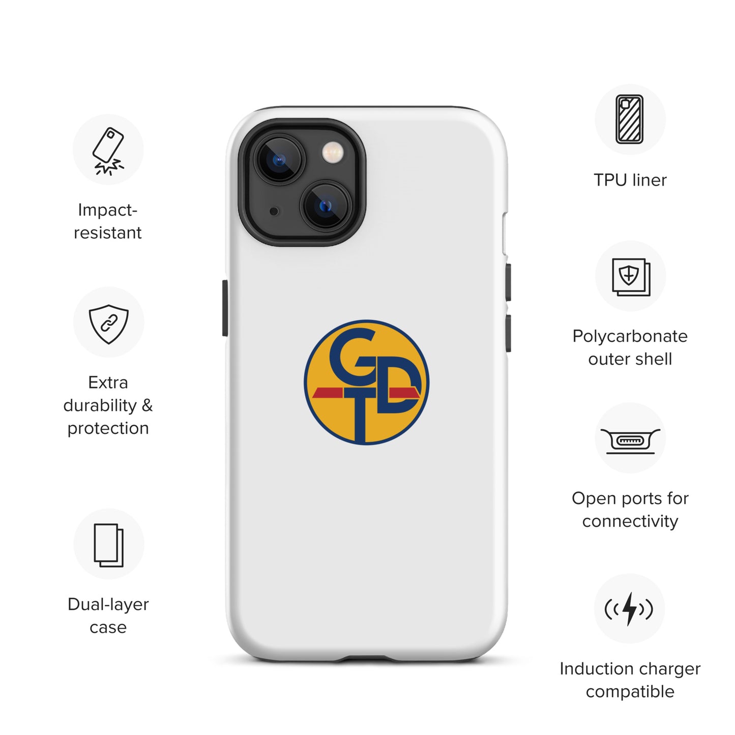 GDT Logo Tough Case for iPhone®