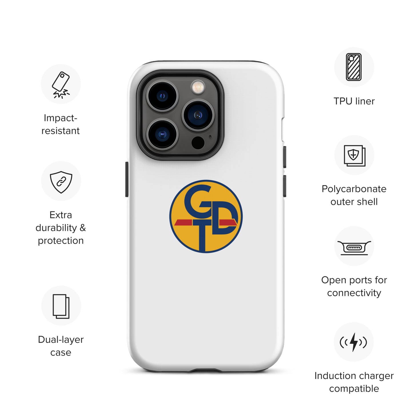 GDT Logo Tough Case for iPhone®