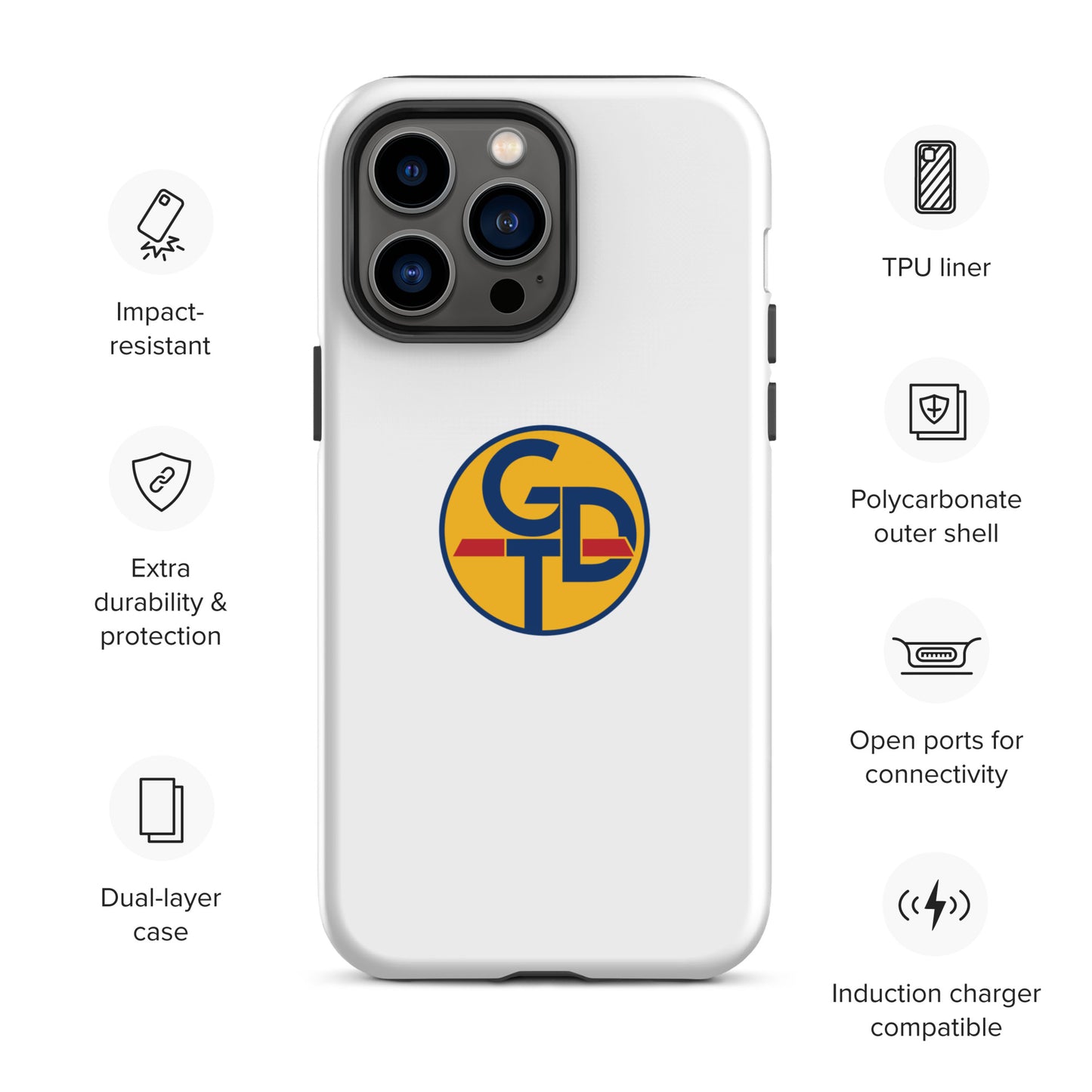 GDT Logo Tough Case for iPhone®