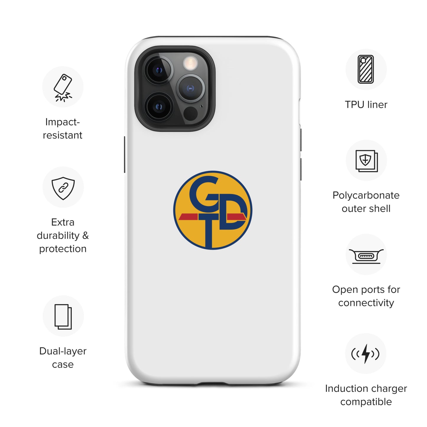 GDT Logo Tough Case for iPhone®